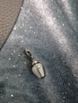 Vorschaubild 3 von Kettenanhänger Damen Silber Geometrisch Charm Anhänger 1x2cm