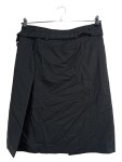 Vorschaubild 2 von Wickelrock Schwarz Gr. 36 S Wolle Business Midirock