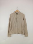 Vorschaubild 2 von Herren Langarm Poloshirt Beige Gr. 48 M Classic Fit Baumwolle