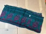 Vorschaubild 5 von Damen Schal Tuch Mehrfarbig Paisley Muster Pompons Bohemian 84x84 cm