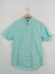 Vorschaubild 2 von Herren Freizeithemd Kurzarm Hemd Grün Gr. 50 L Button-Down