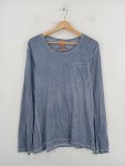 Vorschaubild 8 von Orange Herren Langarmshirt Blau Gr. 48 M Brusttasche