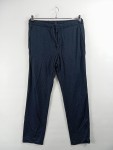Vorschaubild 2 von Herren Stoffhose Blau Wolle Gr. 50 W34 Casual Kordelzug