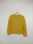 Vorschaubild 2 von Damen Pullover Gelb Gr. 34 XS Baumwolle Rundhals
