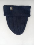 Vorschaubild 2 von Strickmütze Beanie Herren Blau Wolle Logo Rippstrick Uni