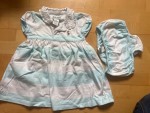 Vorschaubild 3 von Twin Set Kleid mit Windelhose Baby Mädchen gestreift Gr. 86
