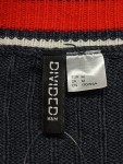 Vorschaubild 2 von Pullover Damen Gr. 38 M Streifen V-Ausschnitt Preppy Blau Freizeit