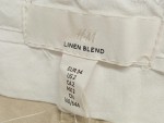 Vorschaubild 3 von Stoffhose beige Faltenhose elegant Gr. W26 34 XS Viskose Leinen