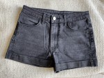 Vorschaubild 4 von Damen Jeans Shorts Grau Cuffed Denim Kurze Hose Gr 34 XS W26 Regular Waist