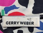 Vorschaubild 4 von Hemdbluse Damen Gr. 42 XL Kurzarm Grafisch Mehrfarbig Viskose