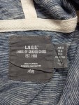 Vorschaubild 3 von L.O.G.G. Herren Kapuzenpullover Hoodie Blau Meliert Gr. 52 XL Knopfleiste