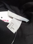 Vorschaubild 3 von Rollkragenpullover Damen Gr. 36 S Schwarz Gerippt Langarm Basic Pullover