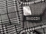 Vorschaubild 3 von Crop Top Damen Gr. 34 XS Schwarz Weiß Kariert Hahnentritt Muster