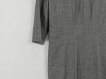 Vorschaubild 2 von Etuikleid Damen Gr. 38 Grau Elegant Business Wollkleid