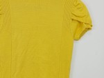 Vorschaubild 3 von Damen Rollkragen Pullover Kurzarm Gelb Wolle Gr. 38/M