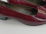Vorschaubild 3 von Damen Ballerinas Leder Bordeaux Rot Schleife Gr. 39 Klassisch