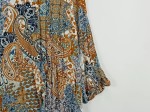 Vorschaubild 3 von Damen Blusenkleid Gr. 56 Mehrfarbig Paisley Bohemian Viskose
