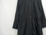 Vorschaubild 4 von Damen Übergangsmantel Gr. 46 Schwarz mit Kapuze Casual