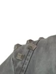 Vorschaubild 5 von Damen Lederjacke Gr. 36 Grau Modisch Nieten