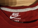 Vorschaubild 3 von Sportswear Damen T-Shirt Rot Gr. 44 XXL Slim Fit Ahornblatt