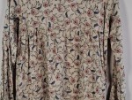 Vorschaubild 4 von Blusenkleid Damen Gr. 44 Beige Blumenmuster Viskose