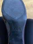 Vorschaubild 4 von Damen Stiefeletten Lackleder Braun Gr. 38 Blockabsatz Elegant
