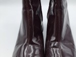 Vorschaubild 3 von Damen Stiefeletten Lackleder Braun Gr. 38 Blockabsatz Elegant