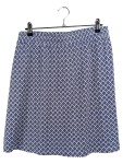 Vorschaubild 2 von Damen A-Linienrock Rock Gr. 36 S Blau Geometrisch Midirock Casual