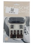 Vorschaubild 1 von Elastische Schnürsenkel Gepunktet Schwarz Zugbandverschluss Herren