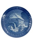 Vorschaubild 1 von Wandteller Weihnachtsteller 1976 Vibæk Water-Mill Blau 18 cm