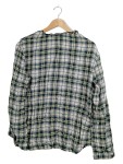 Vorschaubild 2 von Hemdbluse Damen Gr. 44 XXL Mehrfarbig Kariert Viskose Rüschenkragen