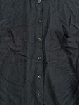 Vorschaubild 2 von Hemdbluse Damen Gr. 40 L Schwarz 100% Seide Langarm Casual
