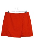 Vorschaubild 2 von Damen Wickelrock Orange Gr. 44 Wolle Midirock Casual