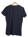 Vorschaubild 2 von Damen T-Shirt Schwarz Gr. 38 M Basic Baumwolle Kurzarm
