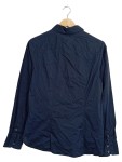 Vorschaubild 2 von Hemdbluse Damen Blau Gr. 36 S Langarm Klassisch Baumwolle