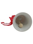 Vorschaubild 2 von Weihnachtsglocke 1998 Flößerland Keramik Weiß 8 cm