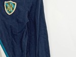 Vorschaubild 3 von Damen Langarm Poloshirt Blau Gr. 34 XS Emblem Streifen