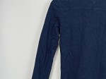 Vorschaubild 4 von Damen Langarm Poloshirt Blau Gr. 34 XS Emblem Streifen