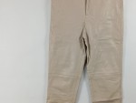 Vorschaubild 2 von Damen Lederhose Beige Gr. 36 S Skinny Fit