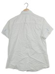 Vorschaubild 2 von Damen Hemdbluse Gr. 44 XXL Weiß Kurzarm Casual Logo