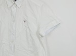 Vorschaubild 3 von Damen Hemdbluse Gr. 44 XXL Weiß Kurzarm Casual Logo