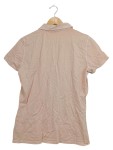 Vorschaubild 2 von Damen Poloshirt Rosa Gr. 42 XL Kurzarm Casual Brusttasche