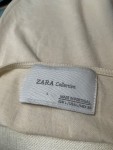 Vorschaubild 3 von Damen T-Shirt Beige Gr. 40 L Applikationen Struktur Kurzarm Baumwolle