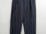 Vorschaubild 3 von Damen Anzughose Stoffhose Blau Gestreift Gr. 40 Business