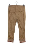 Vorschaubild 2 von Damen Jogginghose Stoffhose Beige Gr. 42 Reißverschluss Bündchen