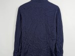 Vorschaubild 5 von Business Hemd Dunkelblau Gepunktet Gr. 40 L Langarm Slim Fit