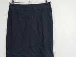 Vorschaubild 3 von Damen Bleistiftrock Blau Gr. 36 S Business Wolle Elegant
