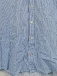 Vorschaubild 5 von Herren Business Hemd Blau Gestreift Gr. 48 M Button-Down