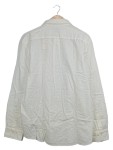 Vorschaubild 2 von Freizeithemd Langarm Weiß Regular Fit Gr. 45 XXL Leinen Baumwolle