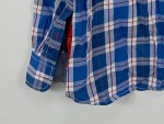 Vorschaubild 5 von Freizeithemd Herren Gr. 52 XL Blau Kariert Langarm Button-Down